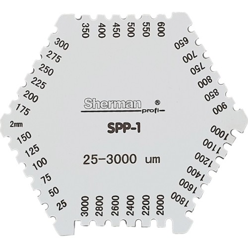 Comb for measuring wet film thickness SPP-1