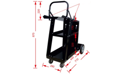 SUPER PASIŪLYMAS! Pusautomačio KOMPLEKTAS SHERMAN DIGIMIG 205 LCD SYNERGIC su skydeliu E5 ir vežimėliu