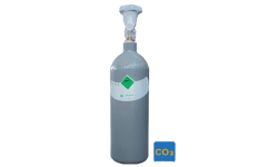 Empty gas cylinder CO2, 2L