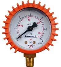 Monometer for propane ⌀ 50 mm 6bar, Mouse reducer