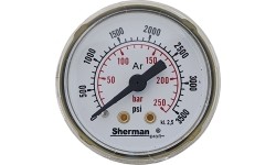 Monometras Ar/CO₂ ⌀ 40mm 250bar, reduktoriui RBR