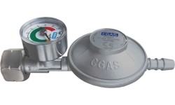Reducer with monometer for propane-butane-LPG RB-PBW household (for stoves)
