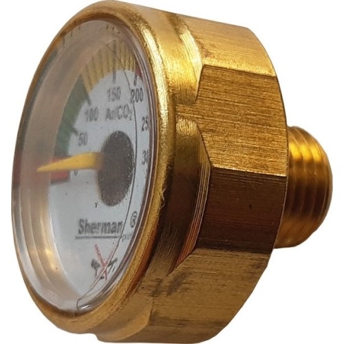 Manometras Ar/CO₂ RBN Mini reduktoriui