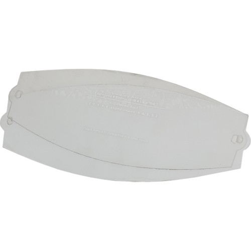 Safety glass for visor, polycarbonate Sherman V5a external