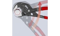 Santechninės replės - raktas KNIPEX su fiksavimu 250mm