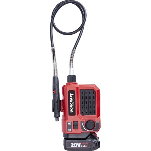 Akumuliatorinis mini tiesinis šlifuoklis su priedais 20V LI-ION