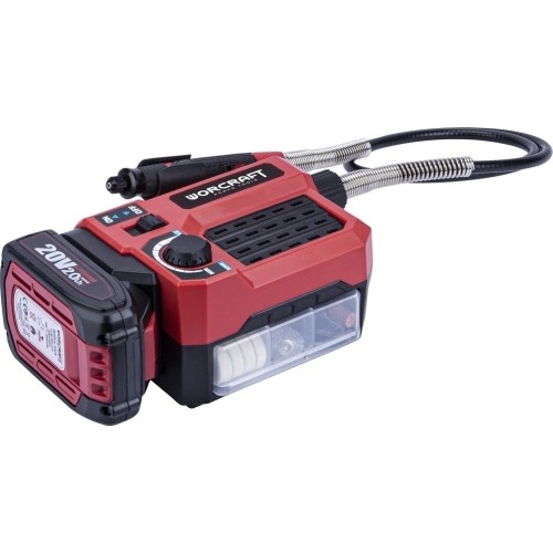 Akumuliatorinis mini tiesinis šlifuoklis su priedais 20V LI-ION