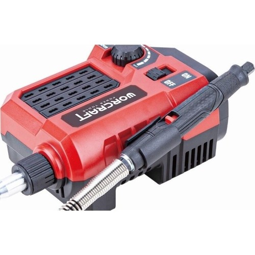 Akumuliatorinis mini tiesinis šlifuoklis su priedais 20V LI-ION