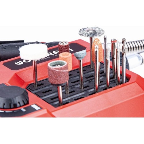 Akumuliatorinis mini tiesinis šlifuoklis su priedais 20V LI-ION