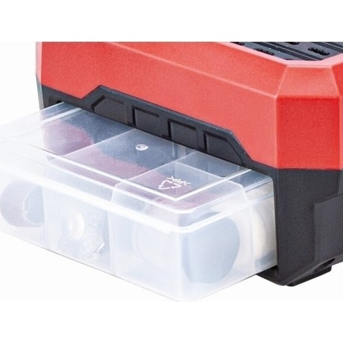 Akumuliatorinis mini tiesinis šlifuoklis su priedais 20V LI-ION