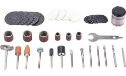 Akumuliatorinis mini tiesinis šlifuoklis su priedais 20V LI-ION