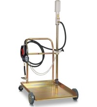 Tepalo pompa pneumatinė skystam tepalui su ratukais