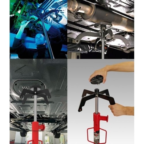 Rubber pad for transmission jack