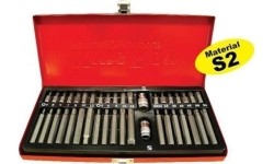Antgalių rinkinys TORX. HEX. SPLINE 40vnt. (S2)