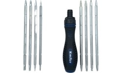 Screwdriver with interchangeable bits (9pcs)