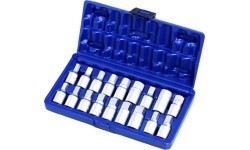 Raktų rinkinys tepalo kamščiui atsukti 18vnt.