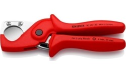 Cutter for plastic pipes KNIPEX