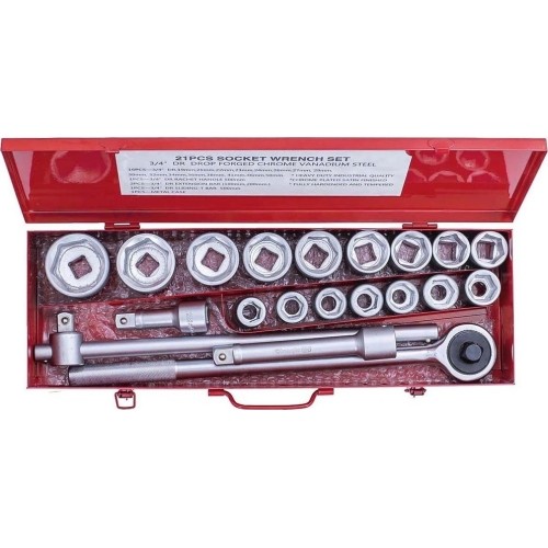 3/4" Dr. Socket set 21pcs.