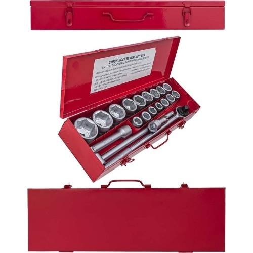 3/4" Dr. Socket set 21pcs.