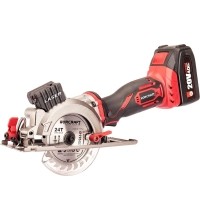 Akumuliatorinis diskinis pjūklas 115mm su laseriu 20V LI-ION