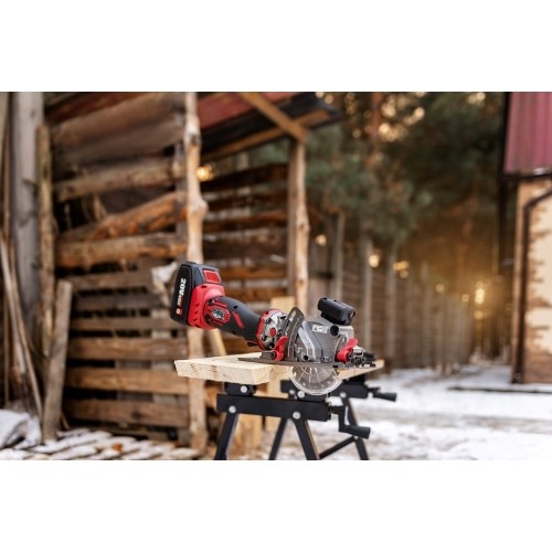 Akumuliatorinis diskinis pjūklas 115mm su laseriu 20V LI-ION
