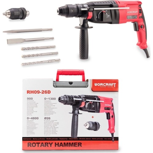 Electric rotary hammer 900W +SDS with accesories BMC