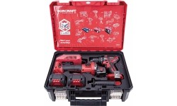 Li-ion Impact Cordless Driil and Angle Grinder set in XCUBE box
