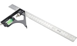 Combination ruler with level attachment 300mm