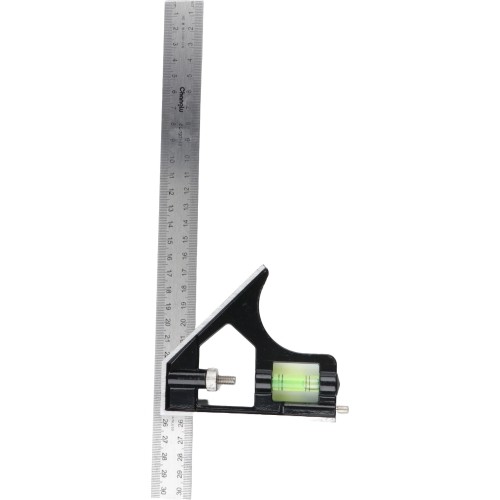 Combination ruler with level attachment 300mm
