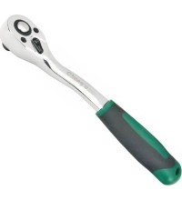 1/2" Dr. Quick-release ratchet curved, L260mm 72 teeth