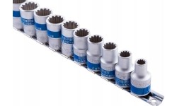 1/2" Galvučių rinkinys 13vnt. SPLINE