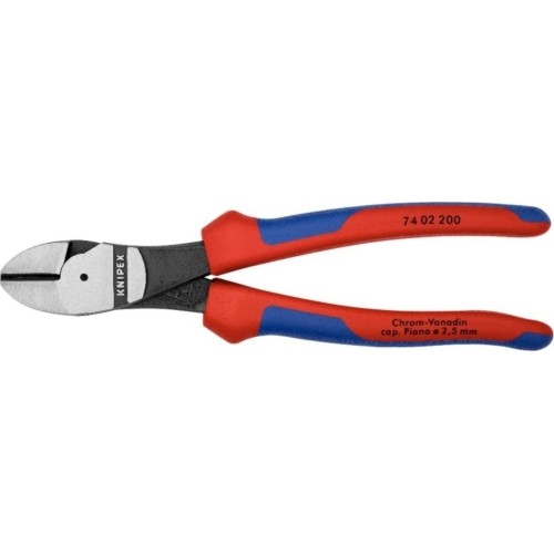 Šoninio kirpimo jėgos replės (ergo. rankena) 200mm KNIPEX