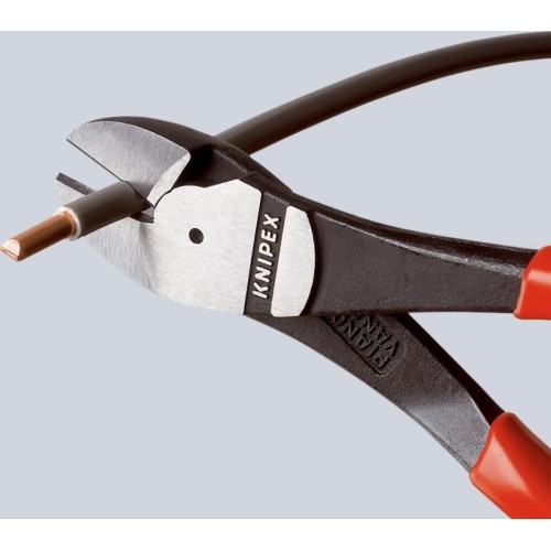 Šoninio kirpimo jėgos replės (ergo. rankena) 200mm KNIPEX