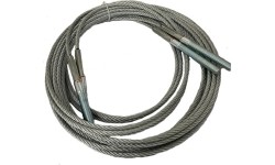 Steel rope (2pcs) for PL-4.0-2B. Spare part