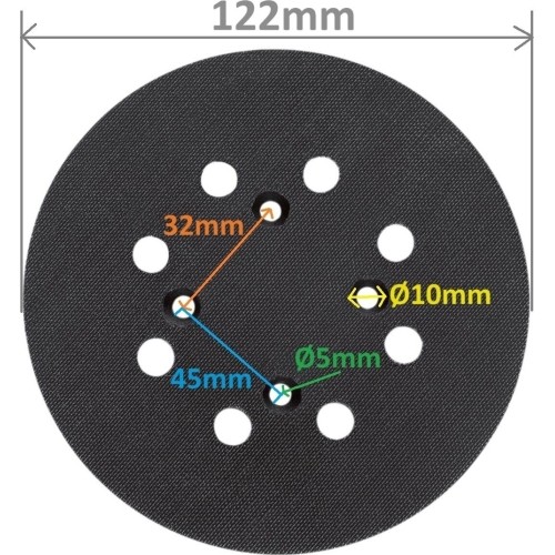 Li-ion Cordless Rotary Sander CRS-S20Li No.29 Sanding plate