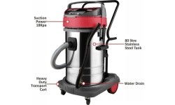 Dry and wet vacuum cleaner 80l 3000W