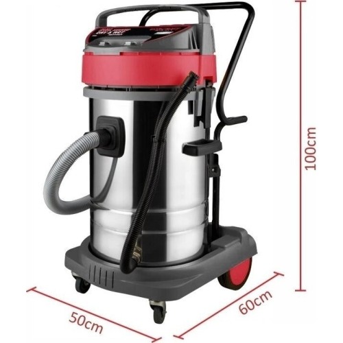 Dry and wet vacuum cleaner 80l 3000W