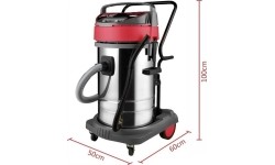 Dry and wet vacuum cleaner 80l 3000W