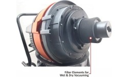 Dry and wet vacuum cleaner 80l 3000W