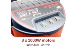 Dry and wet vacuum cleaner 80l 3000W