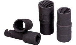 Twist extractor socket set 4pcs., 1/2" Dr.