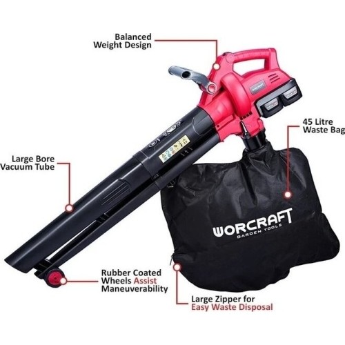 Li-ion Cordless leaf blower vacuum mulcher 40V (20V+20V)