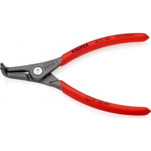 Replės išoriniams žiedams. Lenktos 165mm (Ø19-60mm) KNIPEX