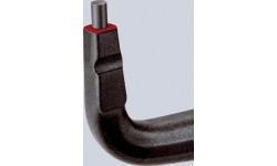 Replės išoriniams žiedams. Lenktos 165mm (Ø19-60mm) KNIPEX