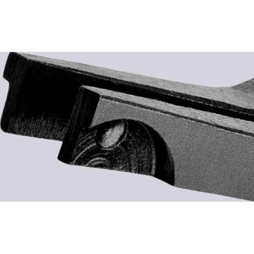 Replės išoriniams žiedams. Lenktos 200mm (be skylučių) KNIPEX