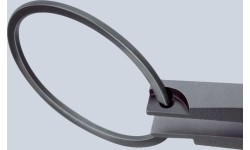 Replės išoriniams žiedams. Lenktos 200mm (be skylučių) KNIPEX