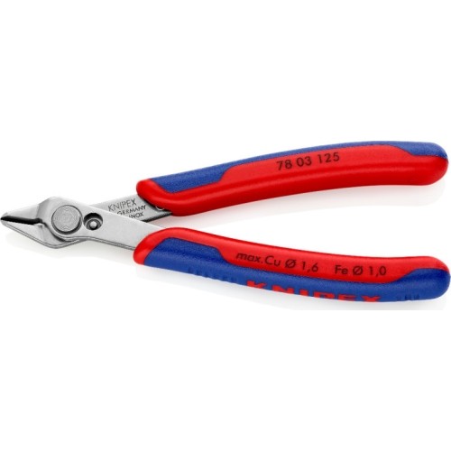 Precizinės elektronikos kirpimo replės 125mm KNIPEX