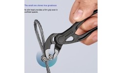 Santechninės replės 100mm KNIPEX Cobra XS (su fiksavimu)