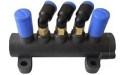 Tyre changer complete 5-way valve [l-union]. Spare part