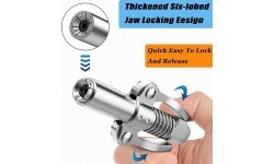 Hydraulic coupler 6jaw quick release M10x1mm (1/8")